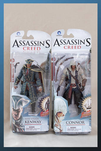 Assassin's Creed III - Фотообзор экшен-фигурок Коннора и Хэйтема Кенуэйя от McFarlane